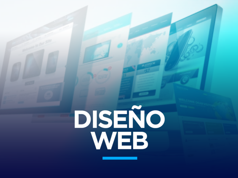 portada diseño web filtro azul website design