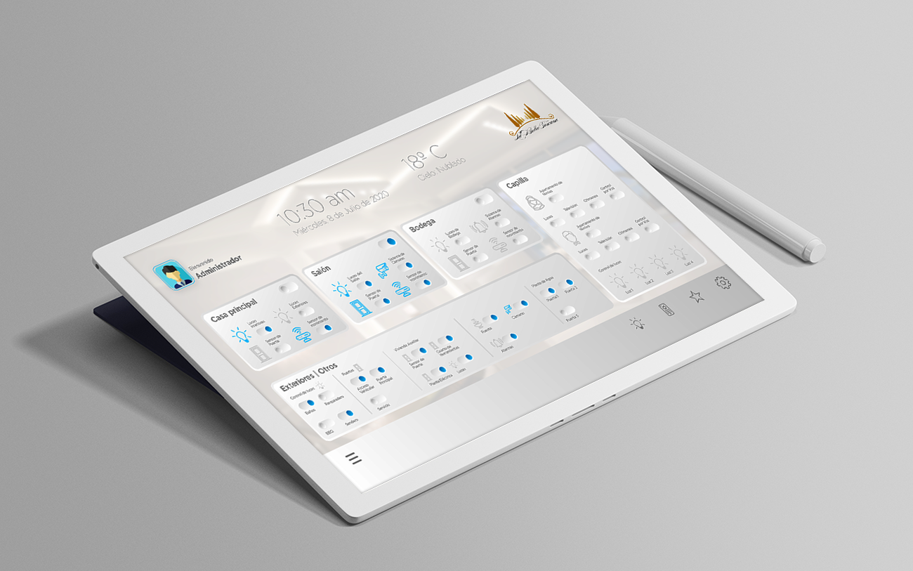 desarrollo de app diseño ux experiencia de usuario blanco ipad tablet