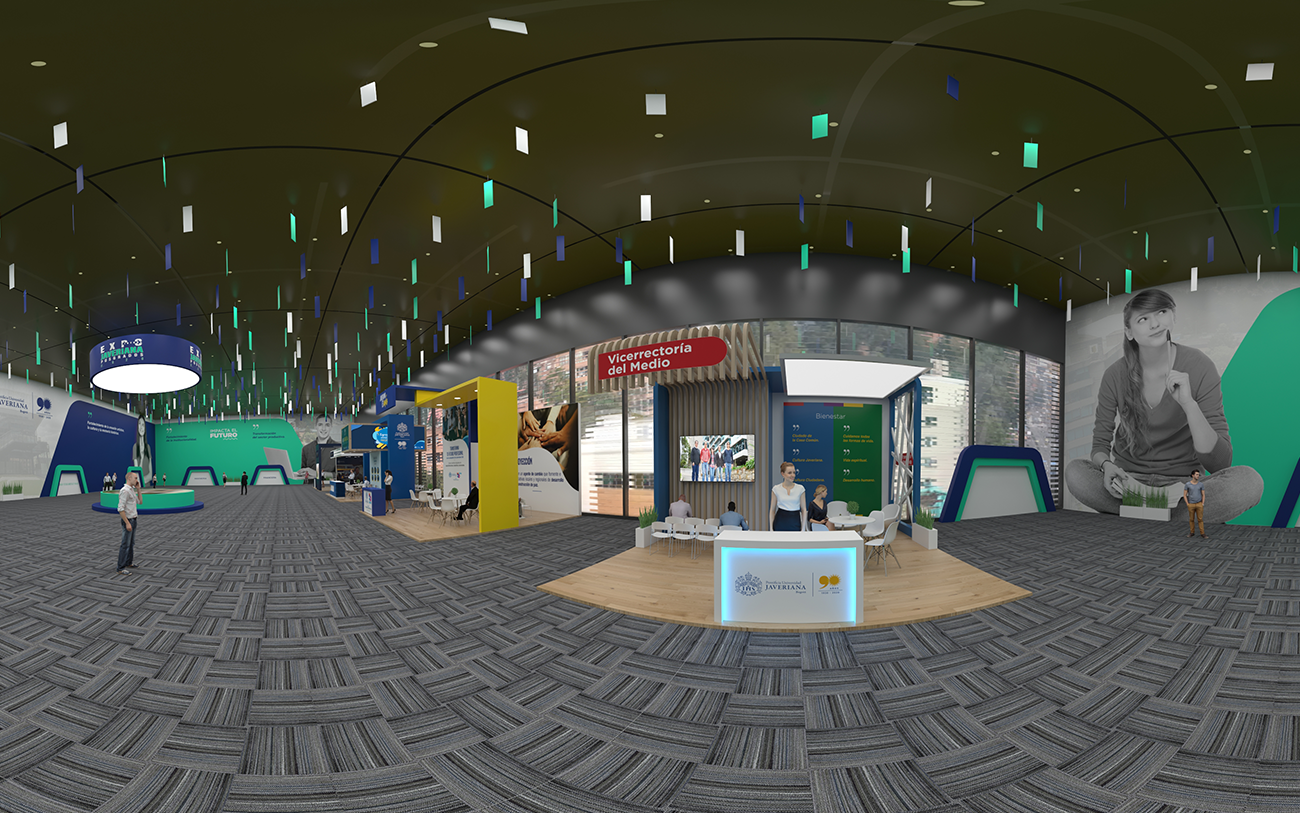 feria virtual la javeriana espacio 360 experiencia virtual 90 años