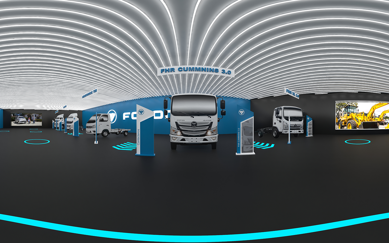 feria virtual automovil foton 360 imagen 3d interexpo digital