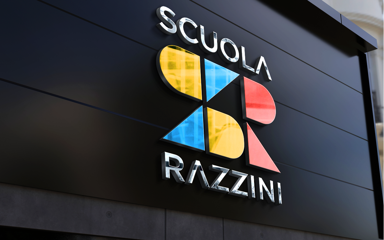logo mockup logotype sr fachada